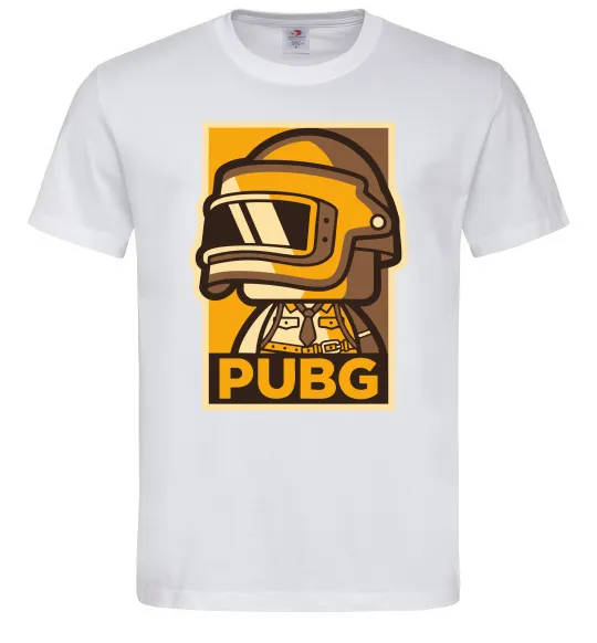 Мужская футболка Pubg tiny Белый фото