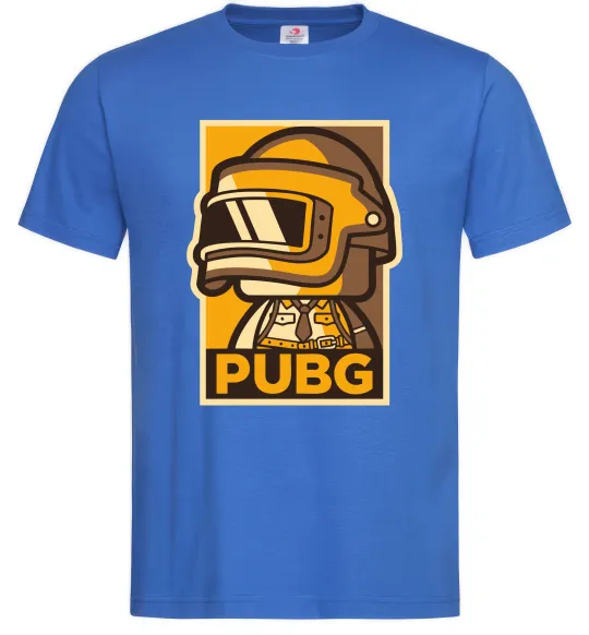 Мужская футболка Pubg tiny Ярко-синий фото