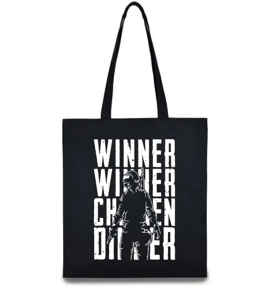 Эко-сумка PUBG Winner Черный фото