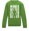 Детский Свитшот PUBG Winner Лаймовый фото