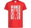 Детская футболка PUBG Winner Красный фото