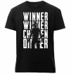 Чоловіча преміум футболка PUBG Winner Чорний фото