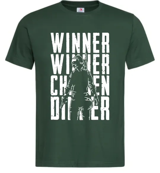 Мужская футболка PUBG Winner Темно-зеленый фото
