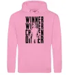 Женская толстовка (худи) PUBG Winner Розовый фото