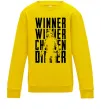 Детский Свитшот PUBG Winner Солнечно желтый фото