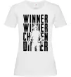 Женская футболка PUBG Winner Белый фото