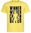 Мужская футболка PUBG Winner Лимонный фото