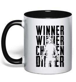 Чашка с цветной ручкой PUBG Winner