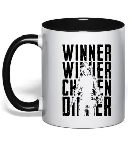 Чашка с цветной ручкой