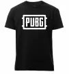Чоловіча преміум футболка Пабг лого Чорний фото