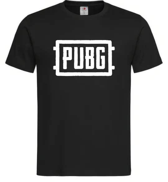 Мужская футболка Пабг лого Черный фото
