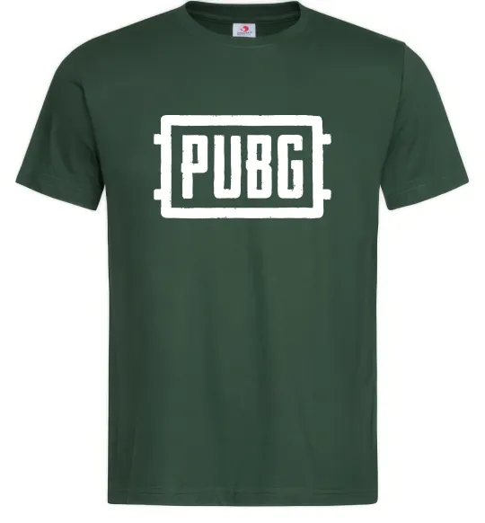 Мужская футболка Пабг лого Темно-зеленый фото