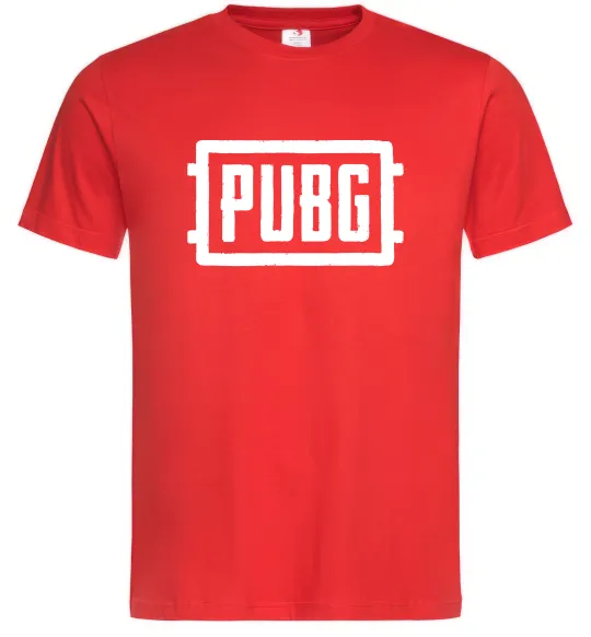 Мужская футболка Пабг лого Красный фото