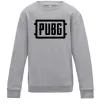 Детский Свитшот Пабг лого Серый меланж фото