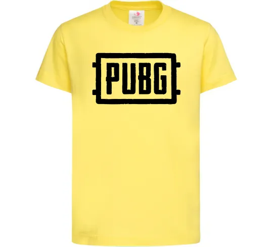 Детская футболка Пабг лого Лимонный фото