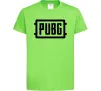 Детская футболка Пабг лого Лаймовый фото