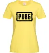 Женская футболка Пабг лого Лимонный фото