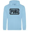 Мужская толстовка (худи) Пабг лого Голубой фото