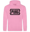 Женская толстовка (худи) Пабг лого Розовый фото