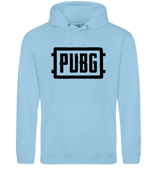 Женская толстовка (худи) Пабг лого Голубой фото