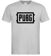 Мужская футболка Пабг лого Серый фото