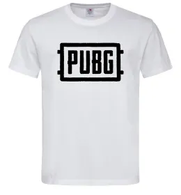 Мужская футболка Пабг лого Белый фото