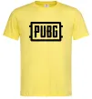 Мужская футболка Пабг лого Лимонный фото