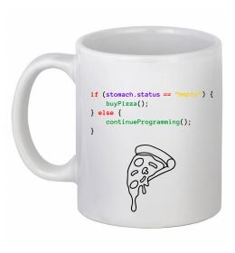 Чашка керамическая if stomach empty