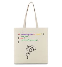 Эко-сумка if stomach empty