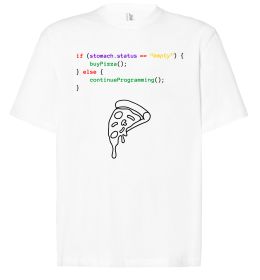 Футболка Оверсайз if stomach empty