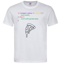 Мужская футболка if stomach empty