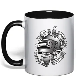 Чашка с цветной ручкой