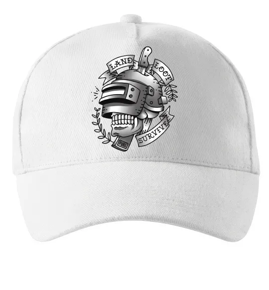 Кепка Land Loot Survive Белый фото