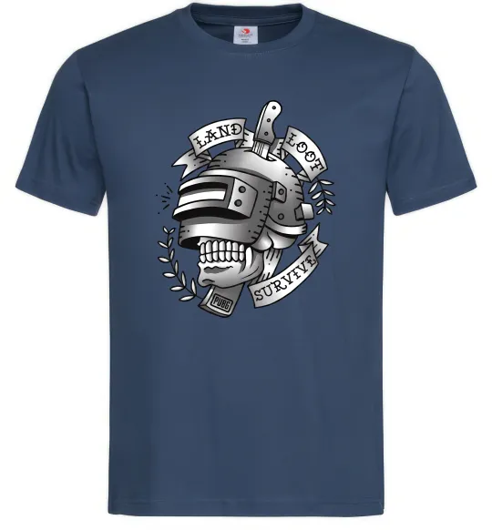 Мужская футболка Land Loot Survive Темно-синий фото