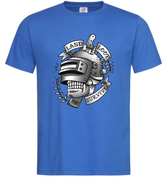 Мужская футболка Land Loot Survive Ярко-синий фото