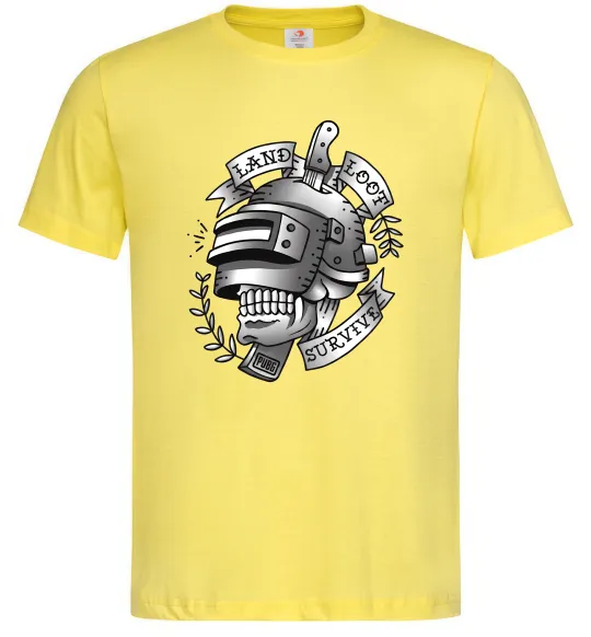 Мужская футболка Land Loot Survive Лимонный фото