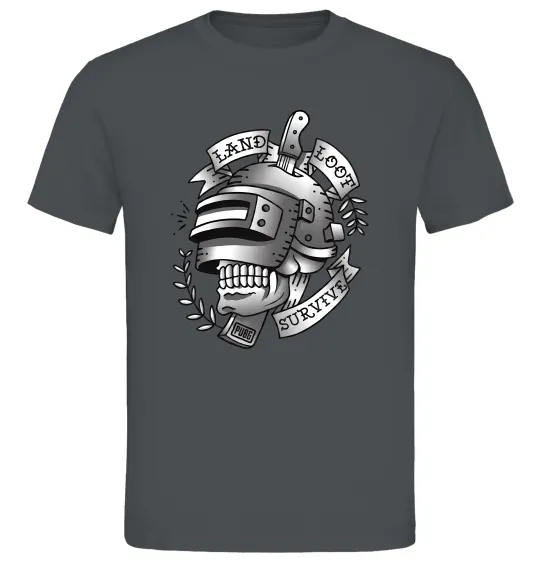 Мужская футболка Land Loot Survive Графит фото