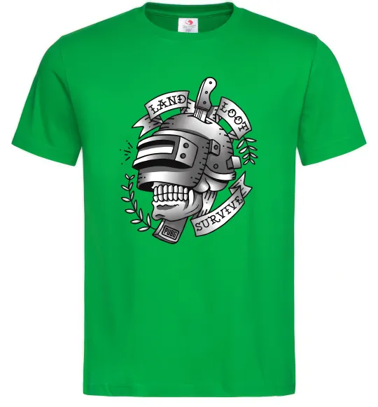 Мужская футболка Land Loot Survive Зеленый фото