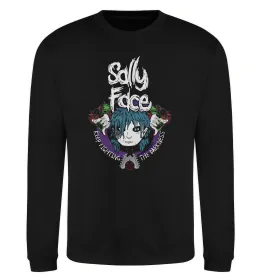 Світшот Sally Face Keep fighting darkness Чорний фото