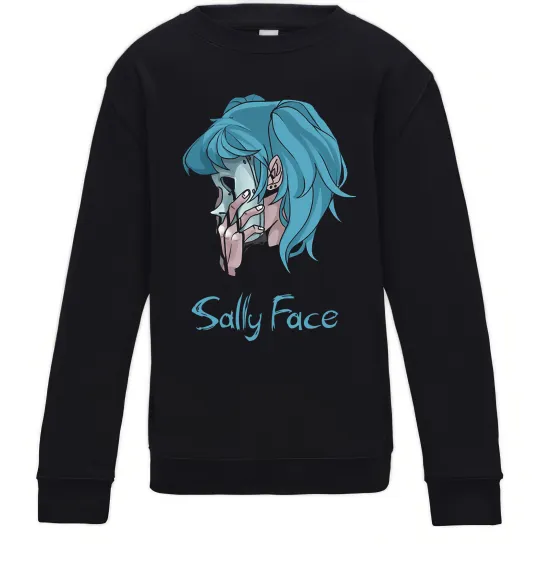 Детский Свитшот Саллі Фейс Черный фото
