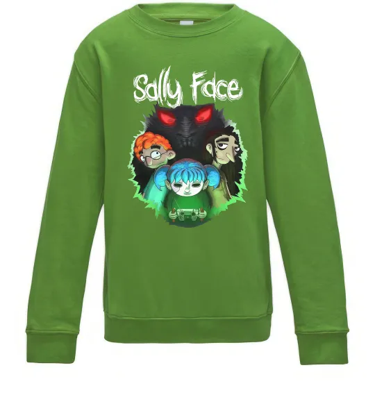 Детский Свитшот Sally Face Лаймовый фото
