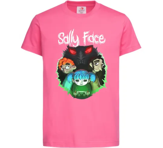 Дитяча футболка Sally Face Яскраво-рожевий фото