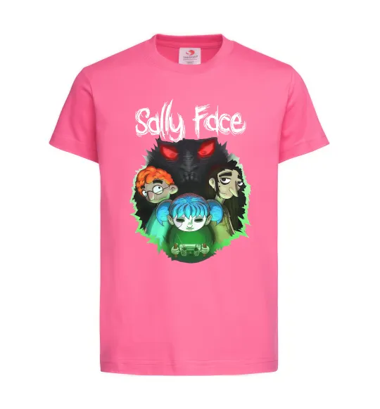 Детская футболка Sally Face Ярко-розовый фото