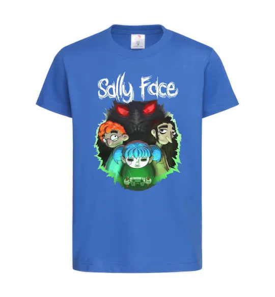 Детская футболка Sally Face Ярко-синий фото