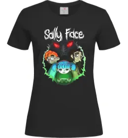 Женская футболка Sally Face Черный фото
