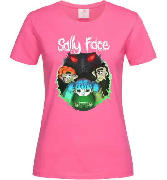 Женская футболка Sally Face Ярко-розовый фото