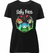 Жіноча преміум футболка Sally Face Чорний фото