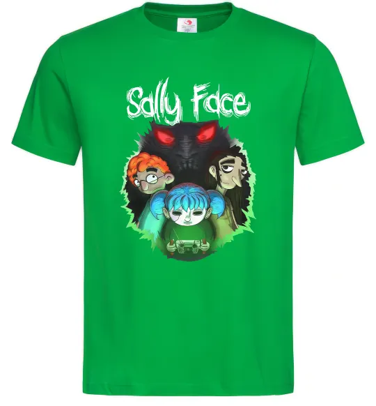 Мужская футболка Sally Face Зеленый фото