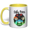 Чашка с цветной ручкой Sally Face Солнечно желтый фото