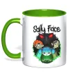 Чашка с цветной ручкой Sally Face Зеленый фото